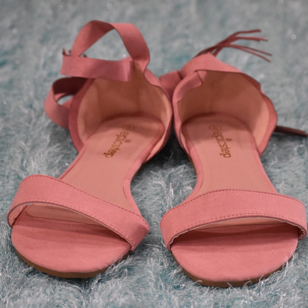 Women Lace Tie Up Ankle Wrap Around Strap Sandal